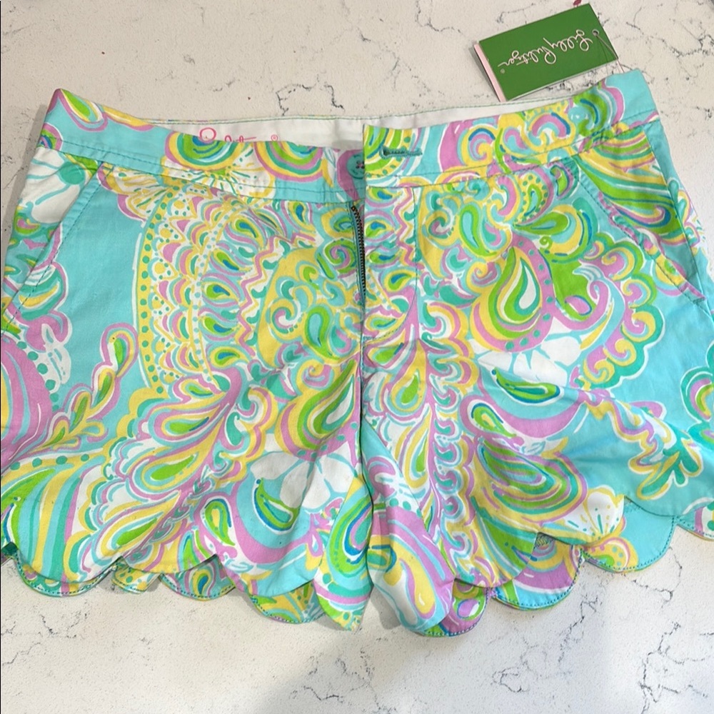 Lilly Pulitzer Women's Scalloped Shorts - Multicolor